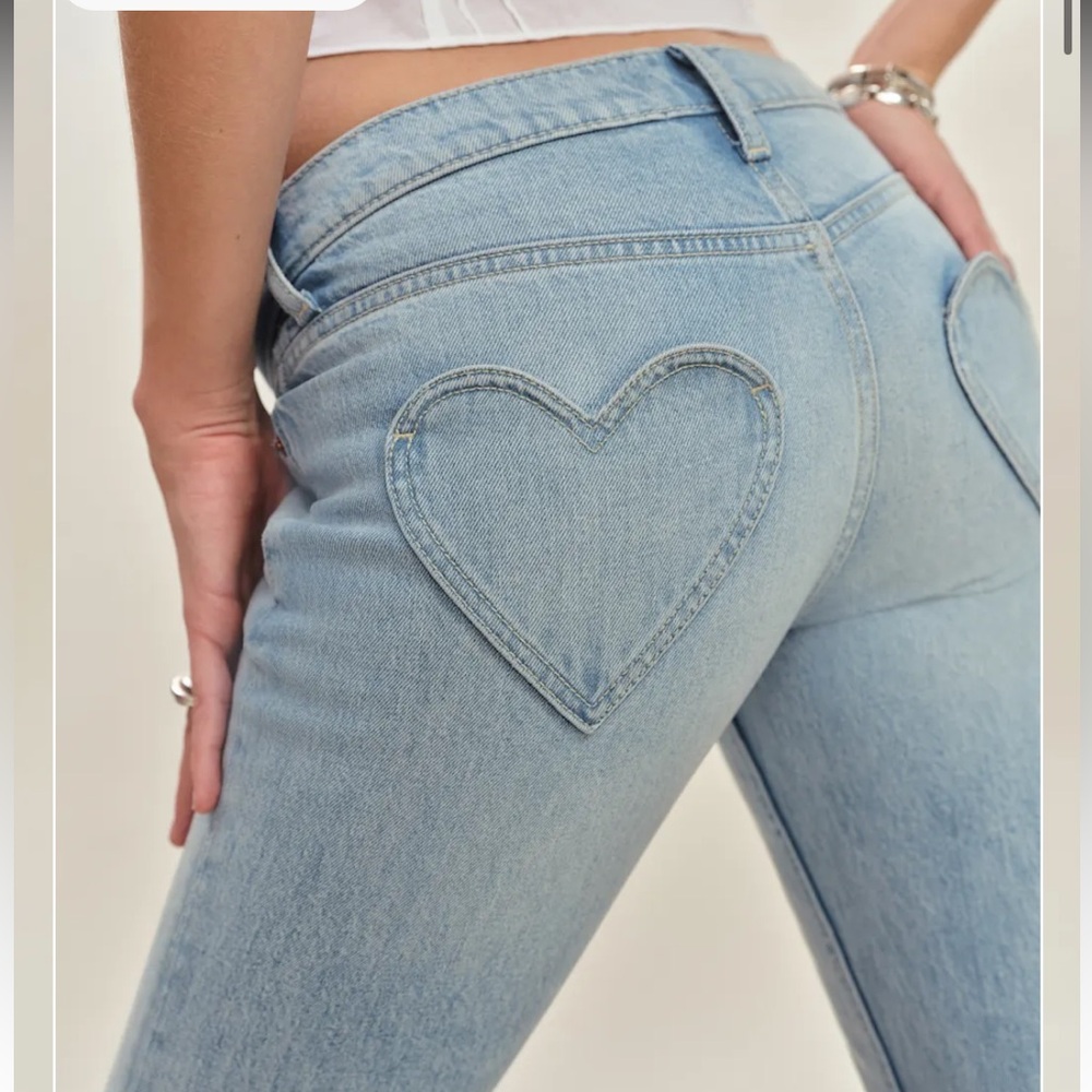NWT Reformation x Devon Lee Carlson Light Wash Boot Cut Kenny Jeans - Picture 2 of 7